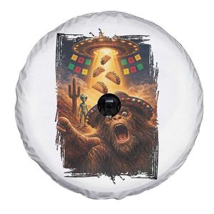 Funny Bigfoot Alien Selfie Spare Tire Cover Cinco De Mayo Party Gift TS12 Print Your Wear