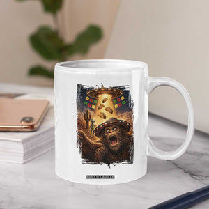 Funny Bigfoot Alien Selfie Coffee Mug Cinco De Mayo Party Gift TS12 Print Your Wear