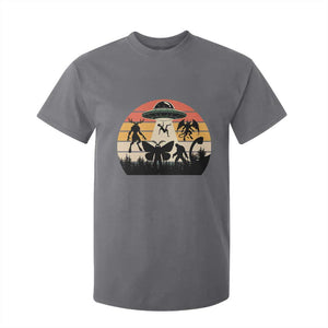 Retro Sunset Cryptid Squad T Shirt For Kid Cryptid Lover Gift TS12 Charcoal Print Your Wear