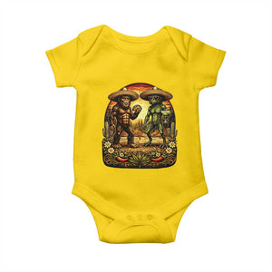 Funny Bigfoot Chupacabra Cinco De Mayo Baby Onesie Cryptid Lover Gift TS12 Daisy Print Your Wear