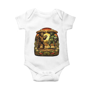 Funny Bigfoot Chupacabra Cinco De Mayo Baby Onesie Cryptid Lover Gift TS12 White Print Your Wear