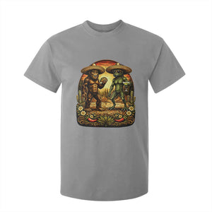 Funny Bigfoot Chupacabra Cinco De Mayo T Shirt For Kid Cryptid Lover Gift TS12 Sport Gray Print Your Wear