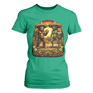 Funny Bigfoot Chupacabra Cinco De Mayo T Shirt For Women Cryptid Lover Gift TS12 Irish Green Print Your Wear