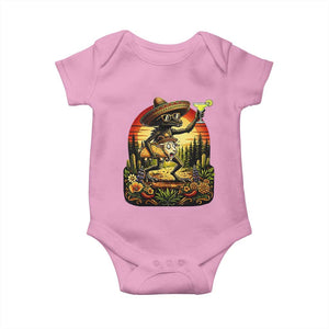 Funny Chupacabra Goat Taco Lover Baby Onesie Cinco De Mayo Party Gift TS12 Light Pink Print Your Wear