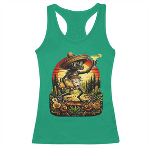 Funny Chupacabra Goat Taco Lover Racerback Tank Top Cinco De Mayo Party Gift TS12 Irish Green Print Your Wear