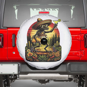 Funny Chupacabra Goat Taco Lover Spare Tire Cover Cinco De Mayo Party Gift TS12 White Print Your Wear