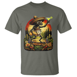 Funny Chupacabra Goat Taco Lover T Shirt Cinco De Mayo Party Gift TS12 Military Green Print Your Wear