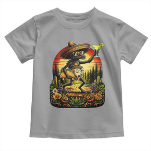 Funny Chupacabra Goat Taco Lover Toddler T Shirt Cinco De Mayo Party Gift TS12 Sport Gray Print Your Wear