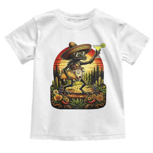 Funny Chupacabra Goat Taco Lover Toddler T Shirt Cinco De Mayo Party Gift TS12 White Print Your Wear