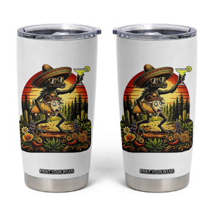 Funny Chupacabra Goat Taco Lover Tumbler Cup Cinco De Mayo Party Gift TS12 White Print Your Wear