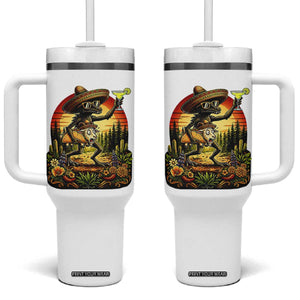 Funny Chupacabra Goat Taco Lover Tumbler With Handle Cinco De Mayo Party Gift TS12 One Size: 40 oz White Print Your Wear