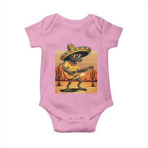 Funny Cinco De Mayo Chupacabra Baby Onesie Guitar Fiesta Gift TS12 Light Pink Print Your Wear