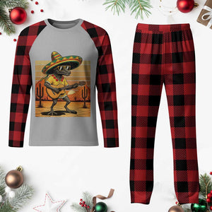 Funny Cinco De Mayo Chupacabra Plaid Pajama Set Guitar Fiesta Gift TS12 Buffalo Plaid Print Your Wear