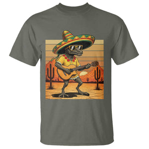 Funny Cinco De Mayo Chupacabra T Shirt Guitar Fiesta Gift TS12 Military Green Print Your Wear