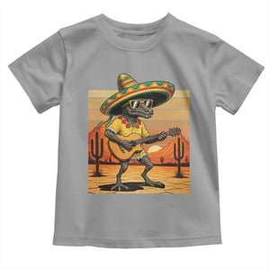 Funny Cinco De Mayo Chupacabra Toddler T Shirt Guitar Fiesta Gift TS12 Sport Gray Print Your Wear