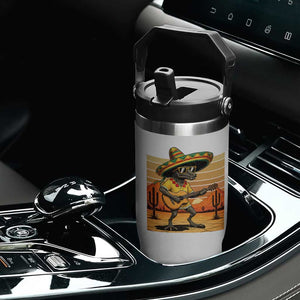 Funny Cinco De Mayo Chupacabra Flip Straw Tumbler Guitar Fiesta Gift TS12 Print Your Wear