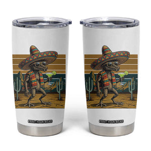 Funny Chupacabra Fiesta Tumbler Cup Cinco De Mayo Gift TS12 White Print Your Wear