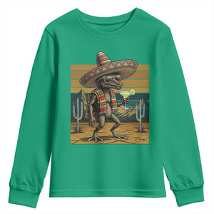 Funny Chupacabra Fiesta Youth Sweatshirt Cinco De Mayo Gift TS12 Irish Green Print Your Wear