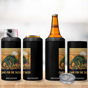 Funny Chupacabra Taco Lover 4 in 1 Can Cooler Tumbler Came For The Tacos TS12 Print Your Wear