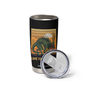 Funny Chupacabra Taco Lover Tumbler Cup Came For The Tacos TS12 Print Your Wear