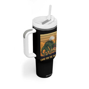 Funny Chupacabra Taco Lover Tumbler With Handle Came For The Tacos TS12 Print Your Wear