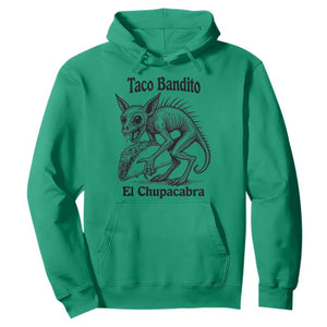 Funny Chupacabra Taco Bandito Hoodie Gift For Mexican Food Fan TS12 Irish Green Print Your Wear