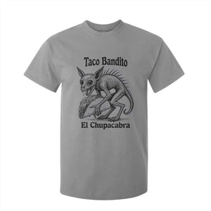 Funny Chupacabra Taco Bandito T Shirt For Kid Gift For Mexican Food Fan TS12 Sport Gray Print Your Wear