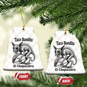Funny Chupacabra Taco Bandito Ceramic Ornament Gift For Mexican Food Fan TS12 Print Your Wear