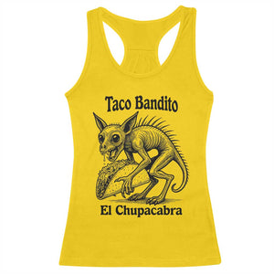 Funny Chupacabra Taco Bandito Racerback Tank Top Gift For Mexican Food Fan TS12 Daisy Print Your Wear