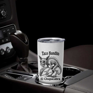 Funny Chupacabra Taco Bandito Tumbler Cup Gift For Mexican Food Fan TS12 Print Your Wear