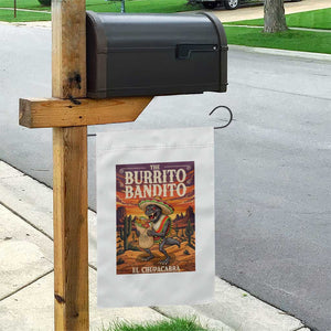 Funny El Chupacabra Burrito Bandito Garden Flag Cinco De Mayo Gift TS12 Print Your Wear