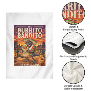 Funny El Chupacabra Burrito Bandito Garden Flag Cinco De Mayo Gift TS12 Print Your Wear