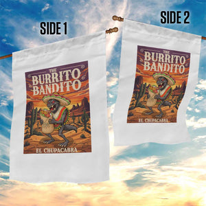 Funny El Chupacabra Burrito Bandito Garden Flag Cinco De Mayo Gift TS12 Print Your Wear