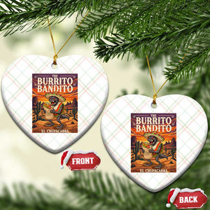 Funny El Chupacabra Burrito Bandito Ceramic Ornament Cinco De Mayo Gift TS12 Print Your Wear
