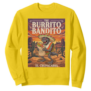 Funny El Chupacabra Burrito Bandito Sweatshirt Cinco De Mayo Gift TS12 Daisy Print Your Wear