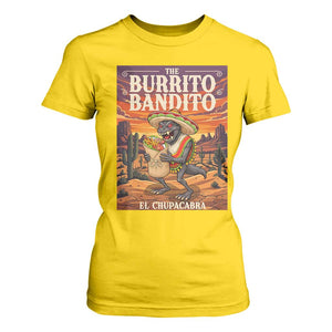 Funny El Chupacabra Burrito Bandito T Shirt For Women Cinco De Mayo Gift TS12 Daisy Print Your Wear