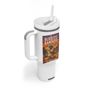 Funny El Chupacabra Burrito Bandito Tumbler With Handle Cinco De Mayo Gift TS12 Print Your Wear