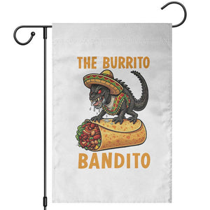 Funny Cinco De Mayo Chupacabra Garden Flag The Burrito Bandito TS12 White Print Your Wear