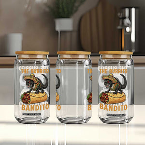 Funny Cinco De Mayo Chupacabra Glass Can The Burrito Bandito TS12 Print Your Wear
