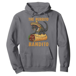 Funny Cinco De Mayo Chupacabra Hoodie The Burrito Bandito TS12 Charcoal Print Your Wear