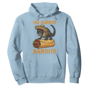 Funny Cinco De Mayo Chupacabra Hoodie The Burrito Bandito TS12 Light Blue Print Your Wear