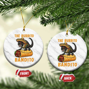 Funny Cinco De Mayo Chupacabra Ceramic Ornament The Burrito Bandito TS12 1pc White Marble Print Your Wear