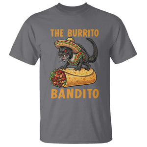 Funny Cinco De Mayo Chupacabra T Shirt The Burrito Bandito TS12 Charcoal Print Your Wear