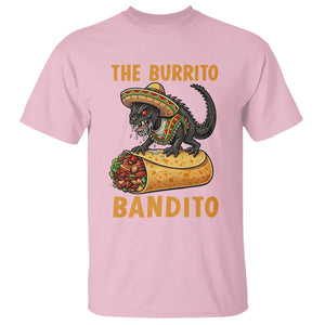 Funny Cinco De Mayo Chupacabra T Shirt The Burrito Bandito TS12 Light Pink Print Your Wear