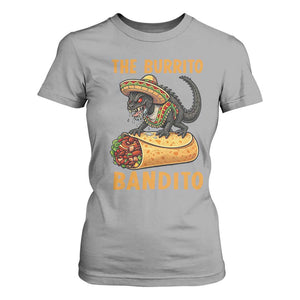 Funny Cinco De Mayo Chupacabra T Shirt For Women The Burrito Bandito TS12 Sport Gray Print Your Wear