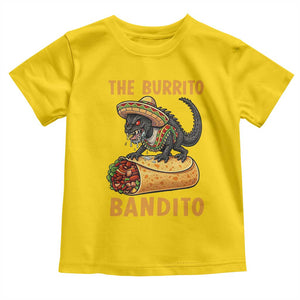 Funny Cinco De Mayo Chupacabra Toddler T Shirt The Burrito Bandito TS12 Daisy Print Your Wear