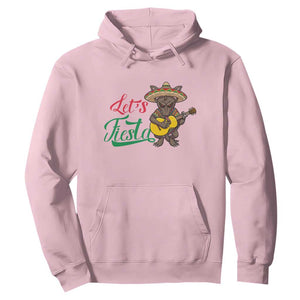 Funny Cinco De Mayo Chupacabra Hoodie Lets Fiesta TS12 Light Pink Print Your Wear