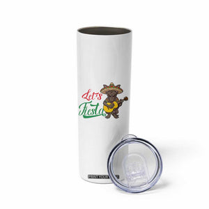 Funny Cinco De Mayo Chupacabra Skinny Tumbler Lets Fiesta TS12 Print Your Wear