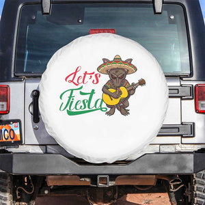 Funny Cinco De Mayo Chupacabra Spare Tire Cover Lets Fiesta TS12 No hole Black Print Your Wear