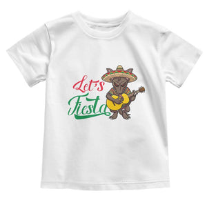 Funny Cinco De Mayo Chupacabra Toddler T Shirt Lets Fiesta TS12 White Print Your Wear